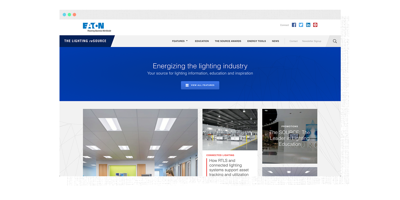 Eaton Screen Homepage