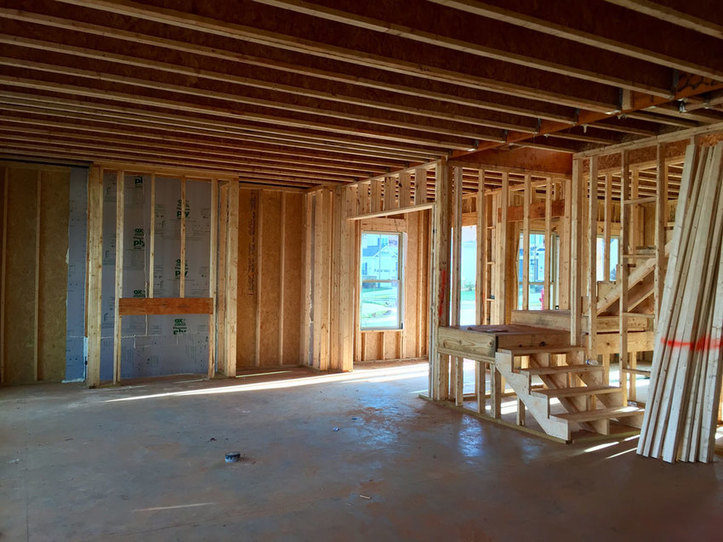 living room framing