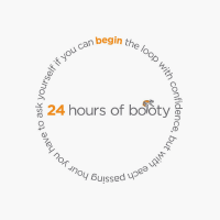 24 Hours of Booty logo.